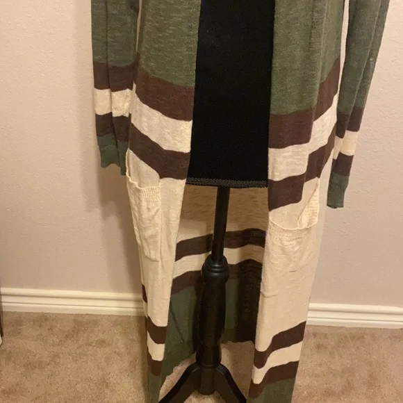 ❤️2 for $10 Long Light Weight Cardigan - Picture 2 of 6